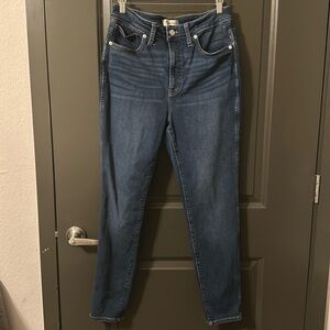 Madewell curvy high rise skinny size 29
